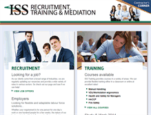 Tablet Screenshot of issrecruitment.com